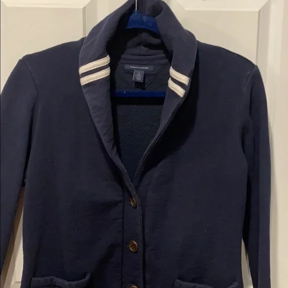 EUC Tommy Hilfiger Preppy blazer cardigan - Picture 3 of 8